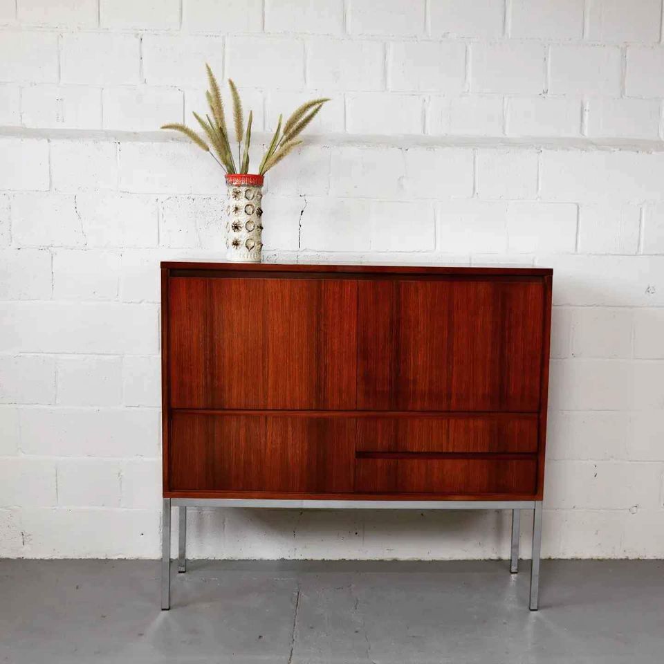 Bar cabinet in Indian Rosewood