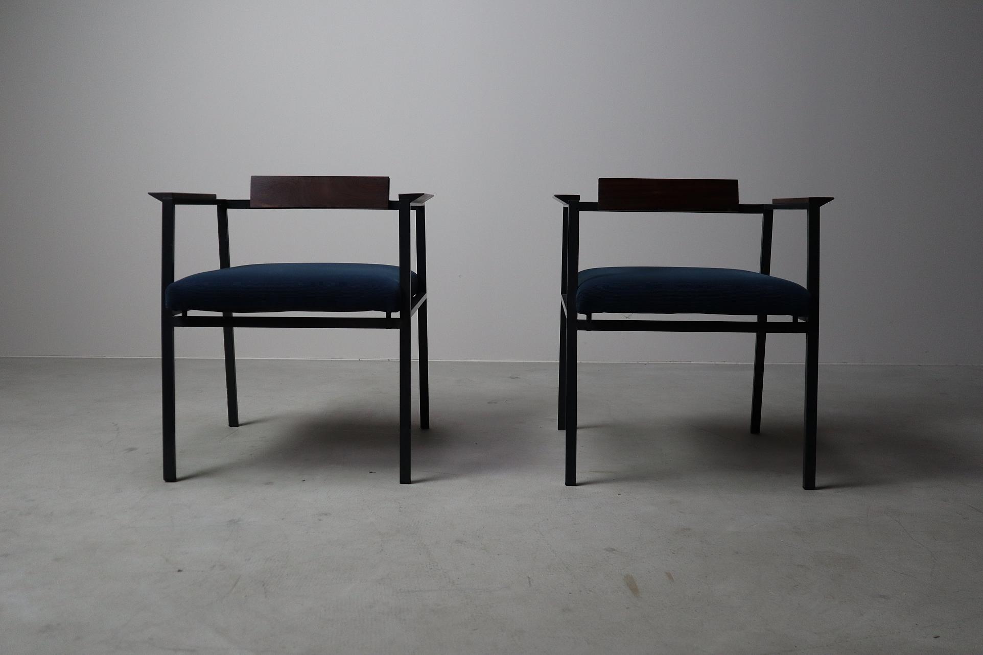Pair of Postmodern armchairs, 1970s